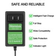thumbnail image 4 of Cargador de baterías Hanaix 24V para Greenworks 29842 29852 29322, 4 of 7