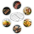 thumbnail image 2 of 9 inch Air Fryer Accessories Circular Wire Rack Cooling Rack Steam Rack, 2 of 9