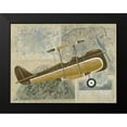 thumbnail image 2 of Zarris, Chariklia 24x19 Black Modern Framed Museum Art Print Titled - Tour by Plane II, 2 of 5
