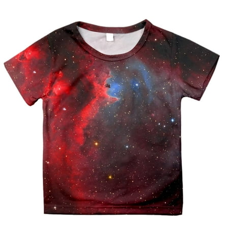 Toddler Girl S T Shirt Printing Round Neck Short Sleeve Loose Fitting Tops For Girl Size 3-4T