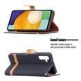 thumbnail image 3 of Feishell Fit for Samsung Galaxy A15 Phone Case with Wrist Strap,Cloth Texture PU Leather Shockproof Anti-Scratch Magnetic Flip Stand Card Slots Wallet Phone Case,Black, 3 of 8