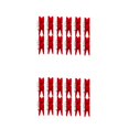 thumbnail image 1 of Matsuzay Clip de imagen de 100 piezas, decoraciones de boda portátiles simples, maravillosas Mini abrazaderas de asequibles para el Tipo 1 2piezas, 1 of 6
