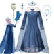 thumbnail image 2 of Disney Frozen Princess Elsa Dress Girl Cosplay Costume Birthday Carnival Party Snow Queen Long Sleeve Winter Clothes Kids Outfit, 2 of 5