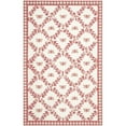 thumbnail image 5 of SAFAVIEH Chelsea Lara Floral Wool Runner Rug, Ivory/Rose, 2'6" x 8', 5 of 9