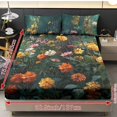 thumbnail image 4 of ZIATUBLES 3 Pcs Twin Size Sheet Set, Wildfloral Printed Soft Comfort Bedding Sets with 1 Fitted Sheet and 2 Pillowcases, Cooling Cozy All-Season Bed Sheets, 4 of 9