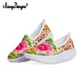 thumbnail image 1 of Summer Mesh Wedges Flats Leopard With Flower Ladies Casual Heightrease Shoes Slip On Platform Swing Shoes 2024, 1 of 5