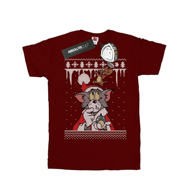 Tom T-Shirt de Noël Fair Isle pour Garçons et Jerry