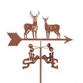 thumbnail image 1 of EZ Vane EZ1308-GR Standing Deer Weathervane with Garden Mount, 1 of 4