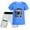 Blue, variant on Kids Boys Girls Fortnites Multiplayer Video Game Cartoon Graphics Printed Casual T-Shirts Set Summer Short Sleeve Shirt&Short Pants 2 Piece Party Costume Tops Cotton Tees Outfit Set Clothes Gift 3-13