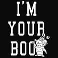 thumbnail image 2 of Junior's Monsters Inc I'm Your Boo  Cowl Neck Sweatshirt Black X Small, 2 of 4