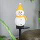 thumbnail image 2 of 2X MuñEco de Nieve Luces Solares Navidad con Energía Solar LED MuñEco de Nieve Decoración de Luz Lámparas de Estaca de Jardín Al Aire Libre Navidad Amarillo, 2 of 5