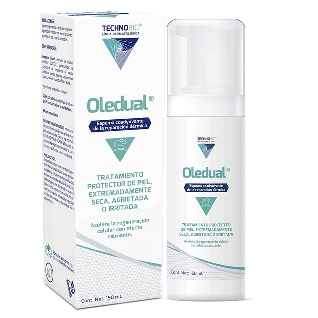 Espuma Regeneradora de la Piel Technobio Oledual Muy Seca Agrietada