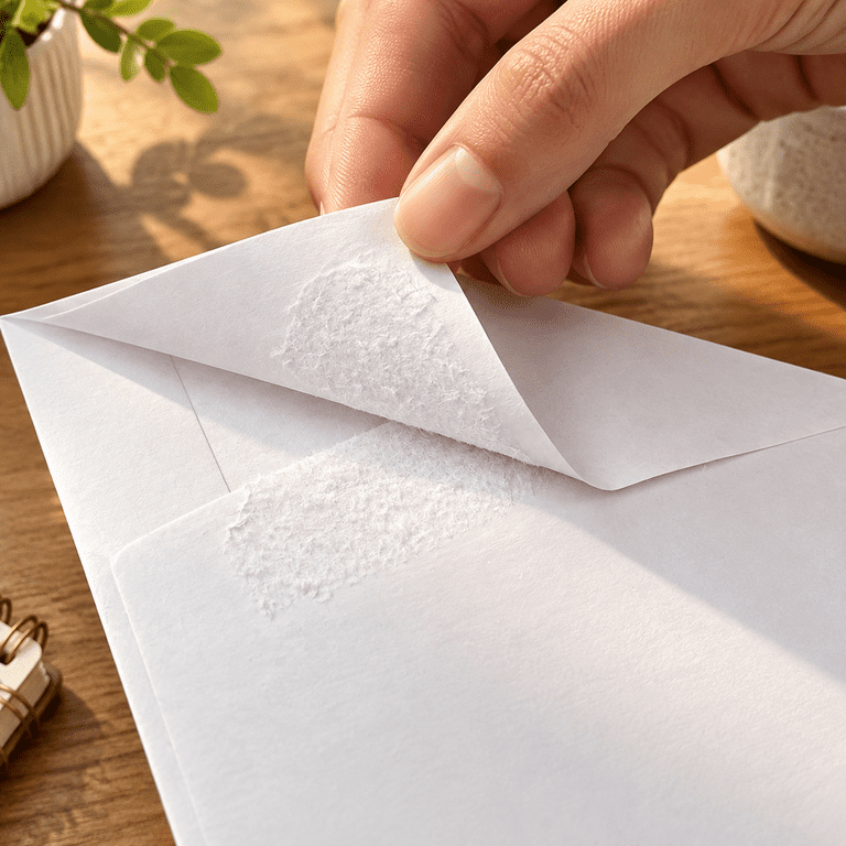 200pcs 5.25x7.25 in Windowless White 120gsm Printable Self-seal ...