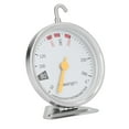 thumbnail image 1 of Oven Thermometer High Accuracy Hanging Stainless Steel High Temperature Resistant Food Dial Thermometer for Kitchen 50 to 280 ℃, 1 of 5