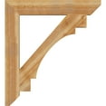 thumbnail image 3 of Ekena Millwork 6"W x 40"D x 44"H Merced Slat Rough Sawn Bracket, Western Red Cedar, 3 of 4