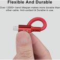 thumbnail image 4 of Cable de datos trenzado de nailon de uno o tres cables de carga rápida de múltiples cabezales 3 en 1 cable de carga para teléfono móvil, 4 of 5