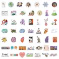 thumbnail image 2 of Calcomanías de vinilo impermeables Stickers Science Elements, 50 unidades, 2 of 2