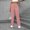 Pink, variant on XPMWRP Womens Athletic Pants Casual Wide Straight Leg Work High Waisted Trousers Stretch Business Loose Trousers Red XXL