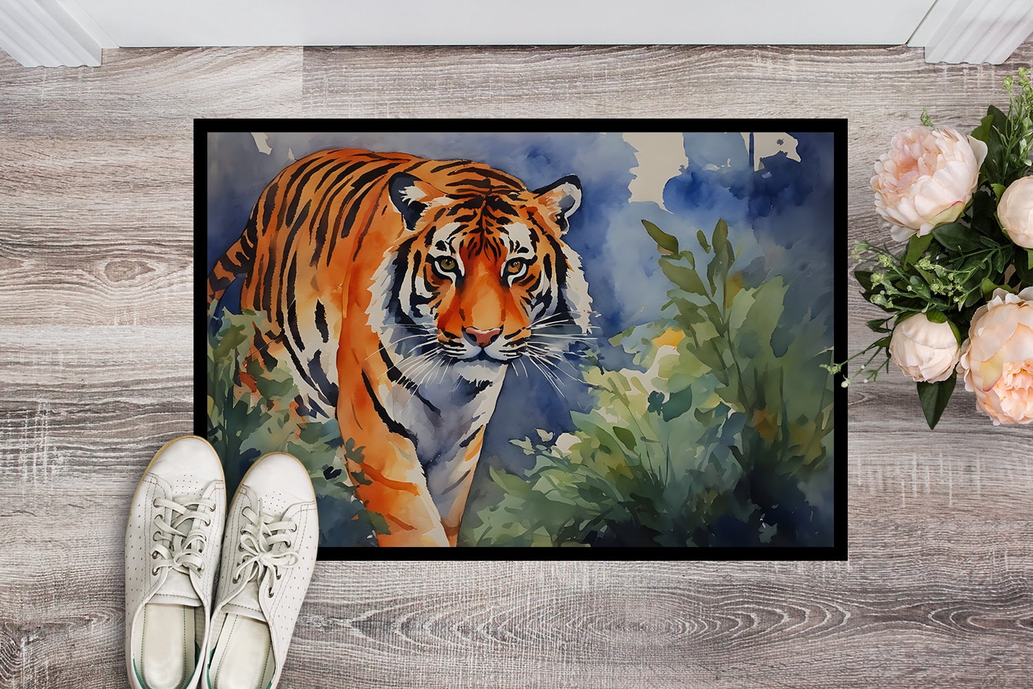Carolines Treasures DAC2878MAT 18 x 27 in. Bengal Tiger Doormat