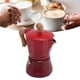 thumbnail image 5 of Cafetera italiana, 3 Tazas de Aleación de Aluminio Cervecera de 150 ml Con Filtro de Papel de Cuchara de Distribuidor para el Hogar Fabricando Mocha Latte Cappuccino Helado, 5 of 7