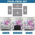 thumbnail image 6 of Kuiaobaty Tie Dye Butterfly Print Reclining Sofa Slipcover that Stay in Place Recliner Chair Cover with Side Pocket Breathable Recliner Couch Cover Washable Reclining Slipcover for Living Room, 6 of 8
