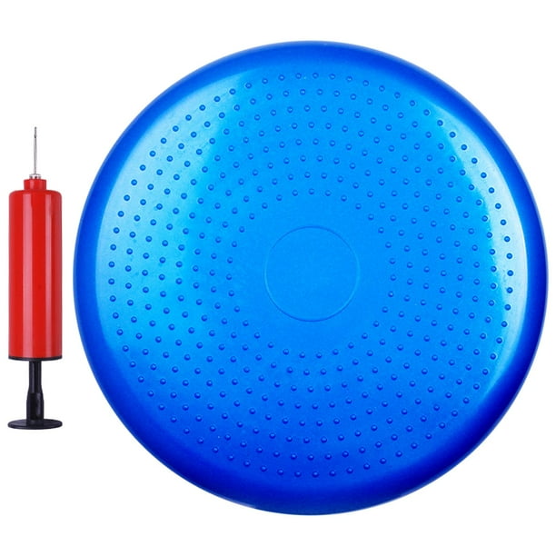 Tabla de equilibrio, disco de fuerza, rehabilitación, masaje, placa, entrenamiento, fitness, pilates, gimnasio azul