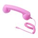 thumbnail image 2 of Teléfono retro con cable, auricular USB-C, receptor telefónico para llamadas desde dispositivos móviles o computadoras. rosa, 2 of 9