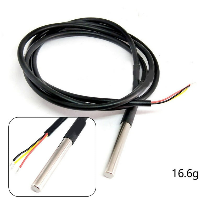 DS18B20 12-bit 1-Wire Digital Temperature Sensor w/ 1 Meter Cable