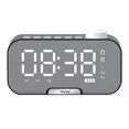 thumbnail image 1 of Reloj Despertador Digital Led Con Altavoz Bluetooth 5,0, Reloj De Cabecera Portátil Con Reloj Despertador Dual, Cable Usb Para Interior Y Oficina En Casa Noticed HA021979-00, 1 of 7