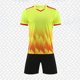 thumbnail image 2 of Odeerbi Niños Niñas Rápido Seco Gradiente Fútbol Uniforme Conjunto Cuello En V Camiseta Shorts Entrenamiento Respirable Conjunto Atlético Para 5-13 Años, 2 of 4