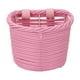 thumbnail image 1 of Decoración del frente de la cesta para bicicletas para niños Canasta frontal para bicicletas Rosa, 1 of 8