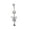 B, variant on Sexy Butterfly Bow Belly Navel Ring Pearl Body Piercing For Women Girls Jewelry Blue