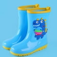 thumbnail image 2 of Rain Boots,ldren Rain Boots Comfortable Waterproof Footwear Lightweight Rain Boots for Kids Rainy Day,Rainboots Boots Girls,Blue,4-5 Years, 2 of 3