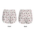 thumbnail image 5 of Picia Cherry Berries Pattern Women's 2 in 1 Athletic Running Shorts High Waisted Workout Casual Gym Sweat Shorts with Comfy Liner Zipper Pockets-Large, 5 of 9