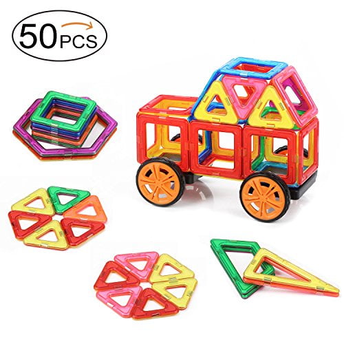 magnetic blocks with wheels