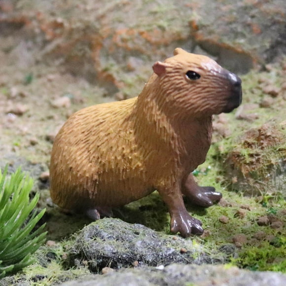 Langgg Capybara Figurines Toys Capybara Capybara Figurines Kids Toddlers Figure for Living Capybara Figurines Model Room Decoration Gifts
