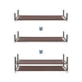 thumbnail image 6 of UBesGoo 10 Tiers Shoe Rack Shoe Shelf Shoe Tower Portable Closet Shoe Storage Cabinet Organizer Space Saving, Coffee Color, 6 of 8