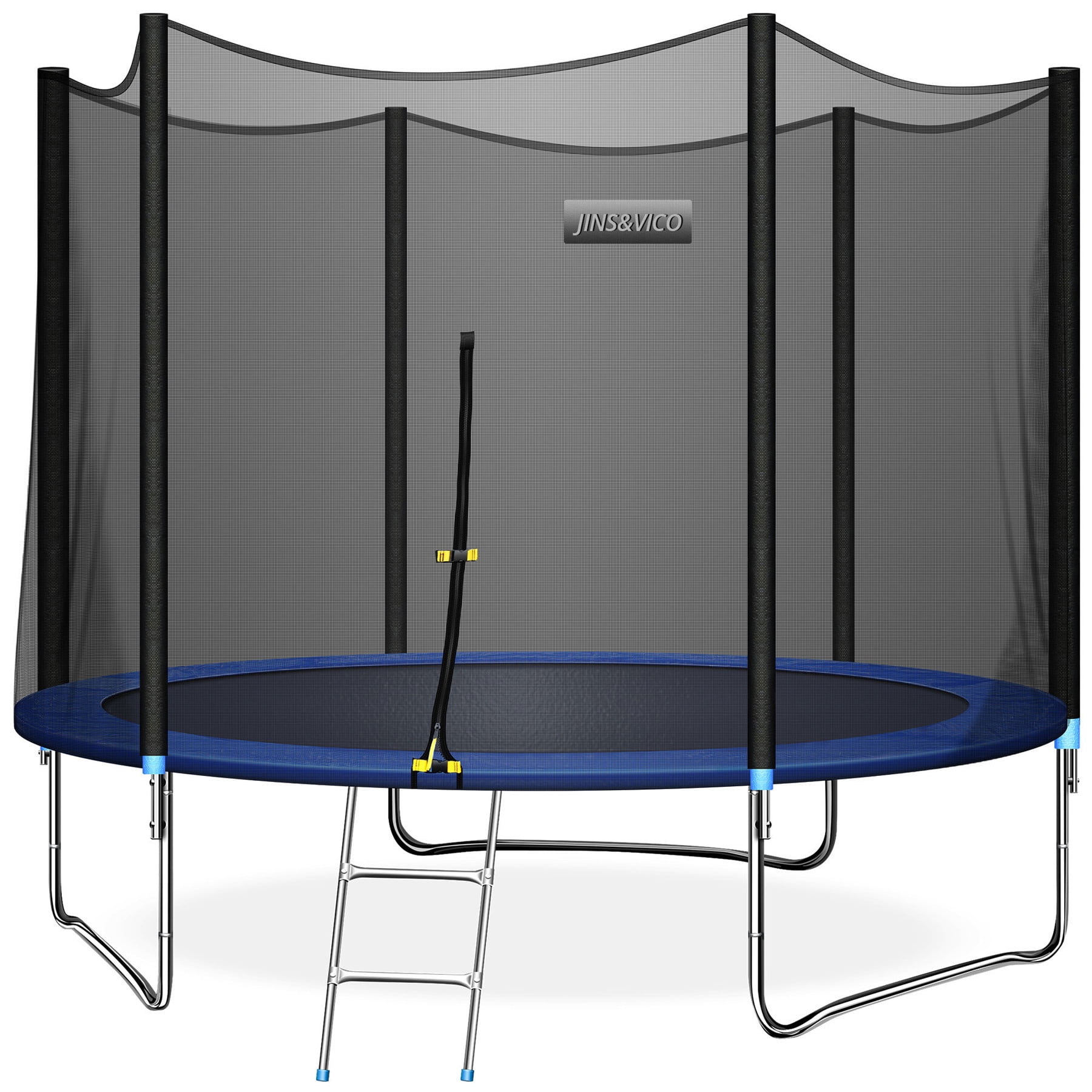 Details about   5/12FT Trampoline Combo Bounce Jump Safety Enclosure Net w/Spring Pad Ladder 