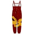 thumbnail image 5 of Odeerbi 1-6 Years Kids Girls Summer Jumpsuit Sunflower Camisole Romper Casual Breathable Comfortable Overalls Strap Bib Overall Pants Playsuit, 5 of 5
