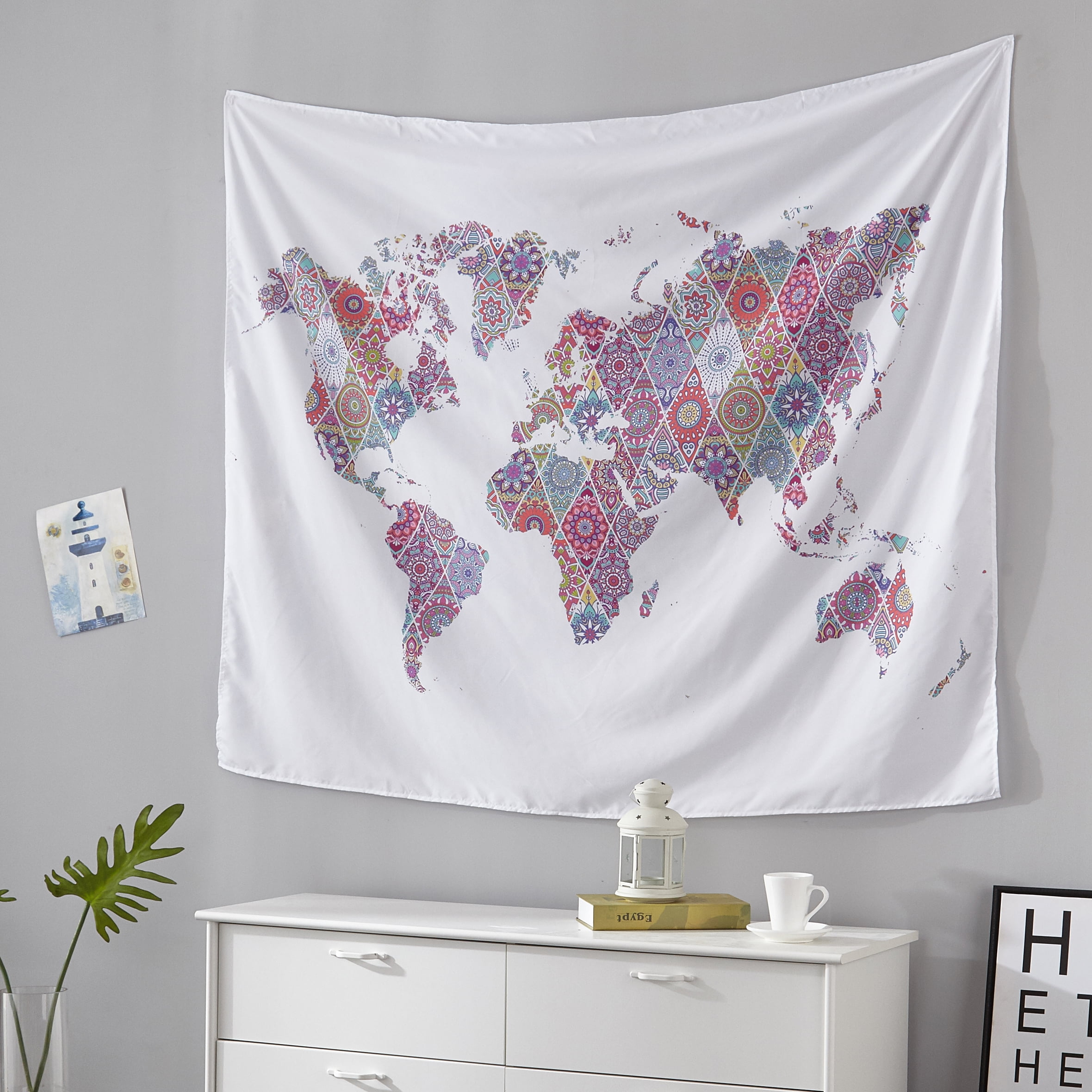 Mainstays Global Pattern Tapestry - 50 x 60 in - Walmart.com - Walmart.com