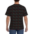 thumbnail image 3 of Bixox Men's Red Poker Printed Short Sleeve Skinny Athletic T-Shirt, 3 of 6