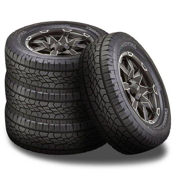 4 Continental TerrainContact A/T OWL 255/70R18 113T All Terrain 60K MILE 680AB 15506860000 / 255/70/18 / 2557018