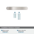 thumbnail image 5 of Amerock Rift 3 inch Center-to-Center Satin Nickel Cabinet or Furniture Pull, 25 Pack, 5 of 5