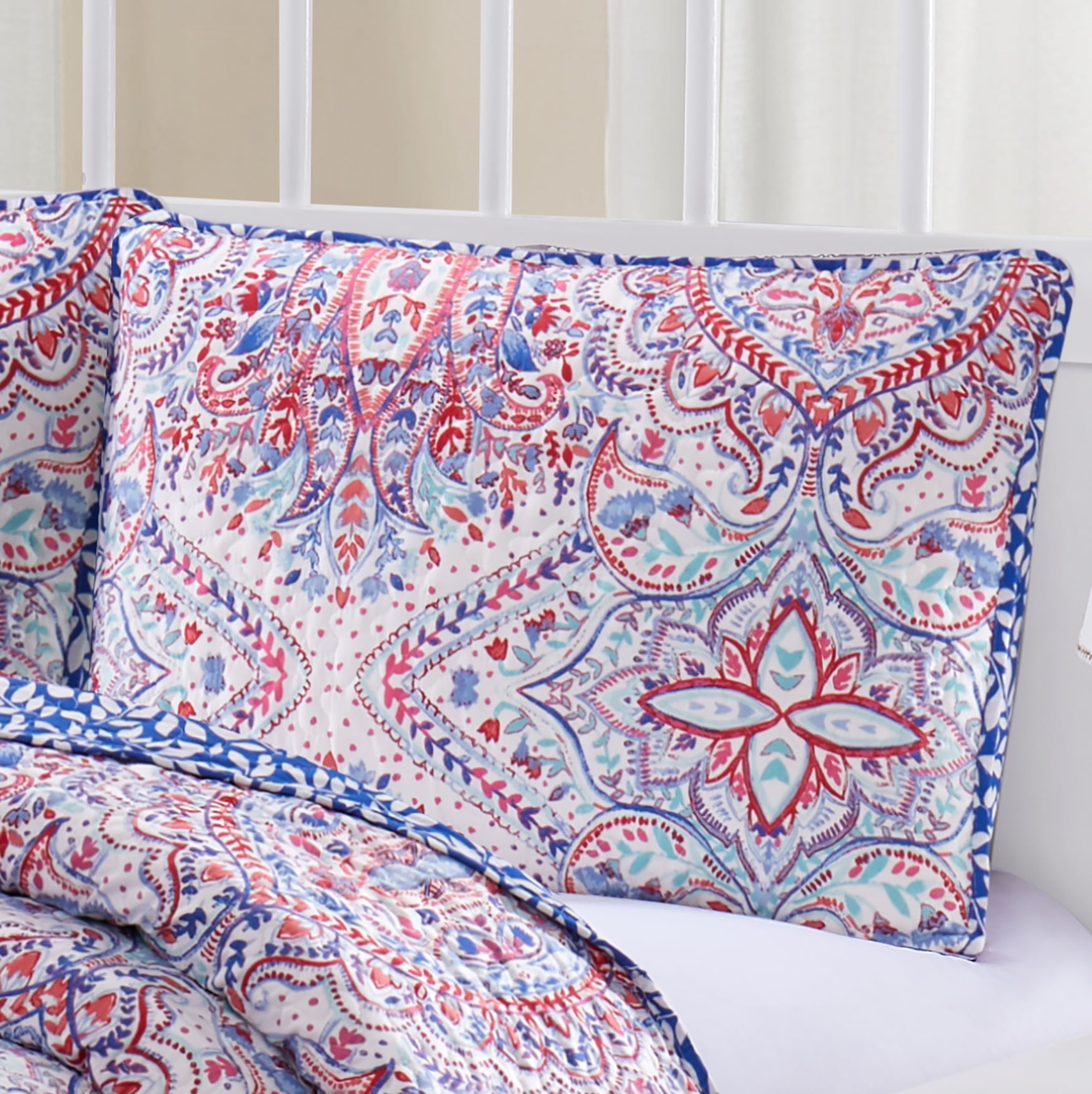 Boho Living Salvador Queen 3-Piece Quilt Set, Queen, Multi