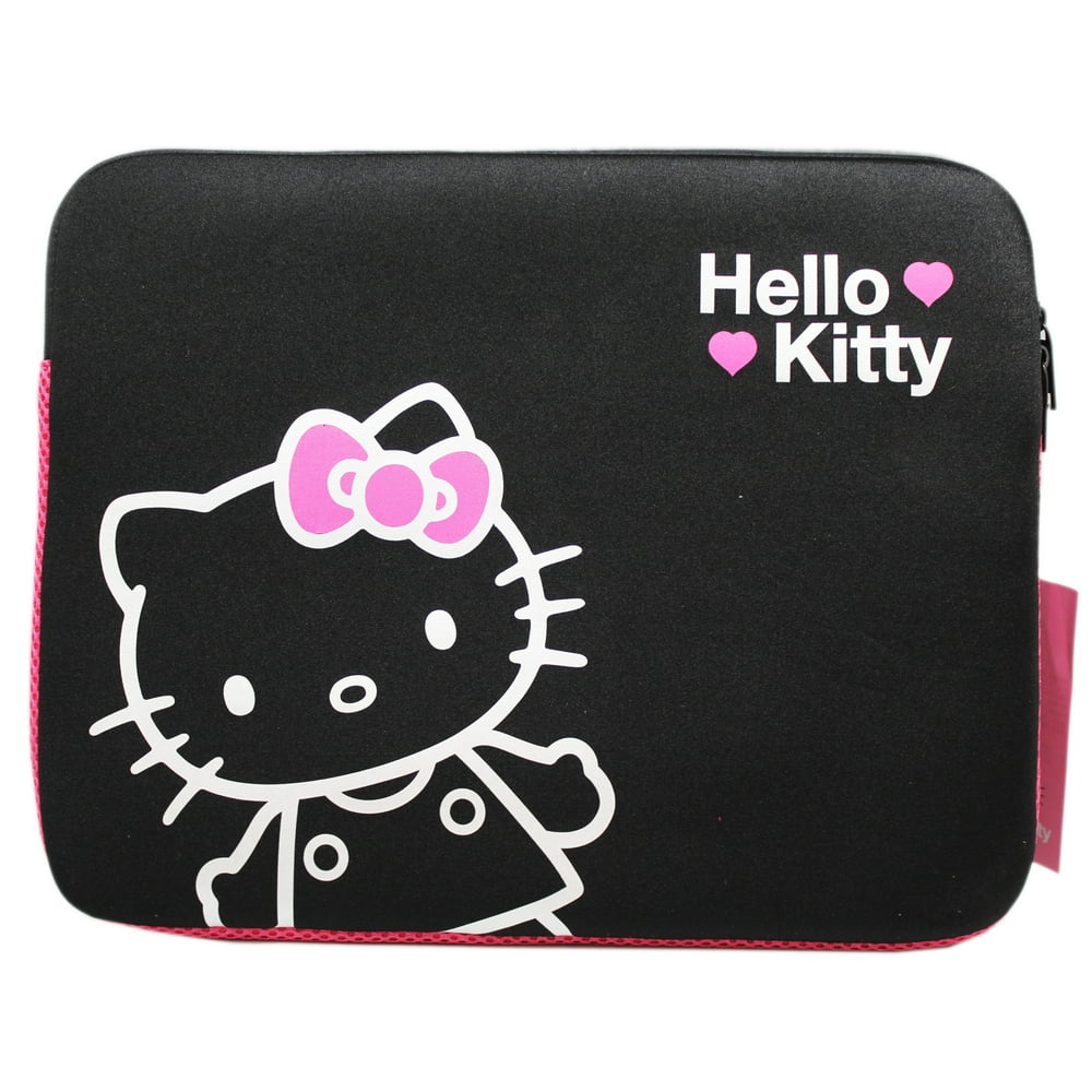 Sanrio's Hello Kitty Silver Character Outline Padded Laptop Case (12in ...