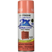Rust-Oleum PTUCG249-189 Painter's Touch Ultra Cover Gloss Aerosol Paint, 12 oz, Coral
