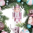 thumbnail image 4 of Northlight Pastel Nutcracker and Ornaments Artificial Pine Christmas Wreath - 24" - Unlit, 4 of 8