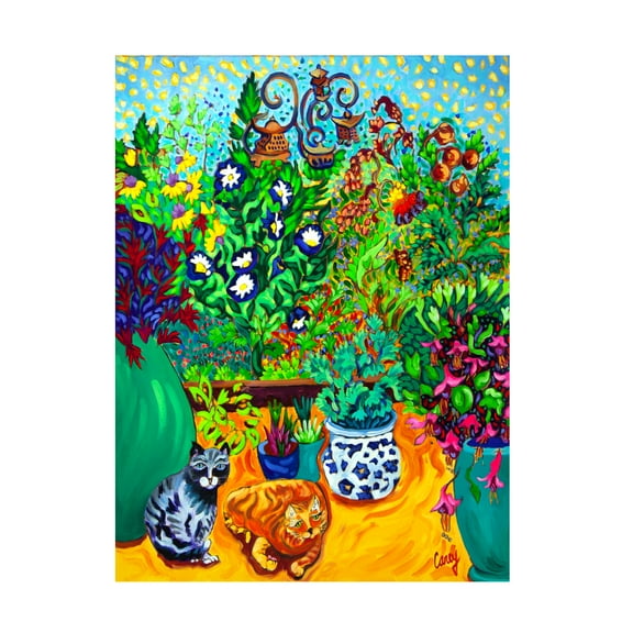 Cathy Carey 'Los Gatos Garden' Canvas Art