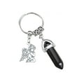 thumbnail image 1 of HOARBOEG Keychains for Men and Women Hexagonal Chakra Pendant Bullet Crystal Pendant Gemstone Pointed Quartz Stone Keychain Pendants, 1 of 1
