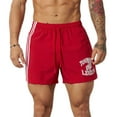 thumbnail image 5 of Men's YOUNGLA Sports Shorts Quick-Dry Running Three-Quarter Shorts Summer Casual Fitness Training Basketball Shorts, 5 of 5